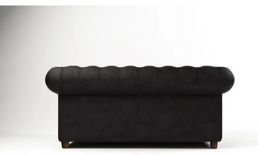 Диван от черно кадифе 184 cm Cambridge - Ropez