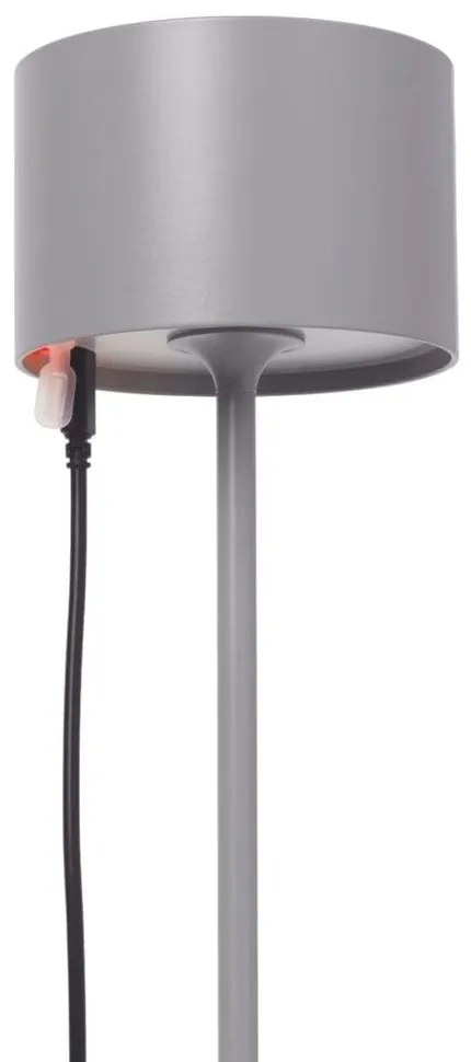 Тъмно сива преносима LED лампа Farol - Blomus