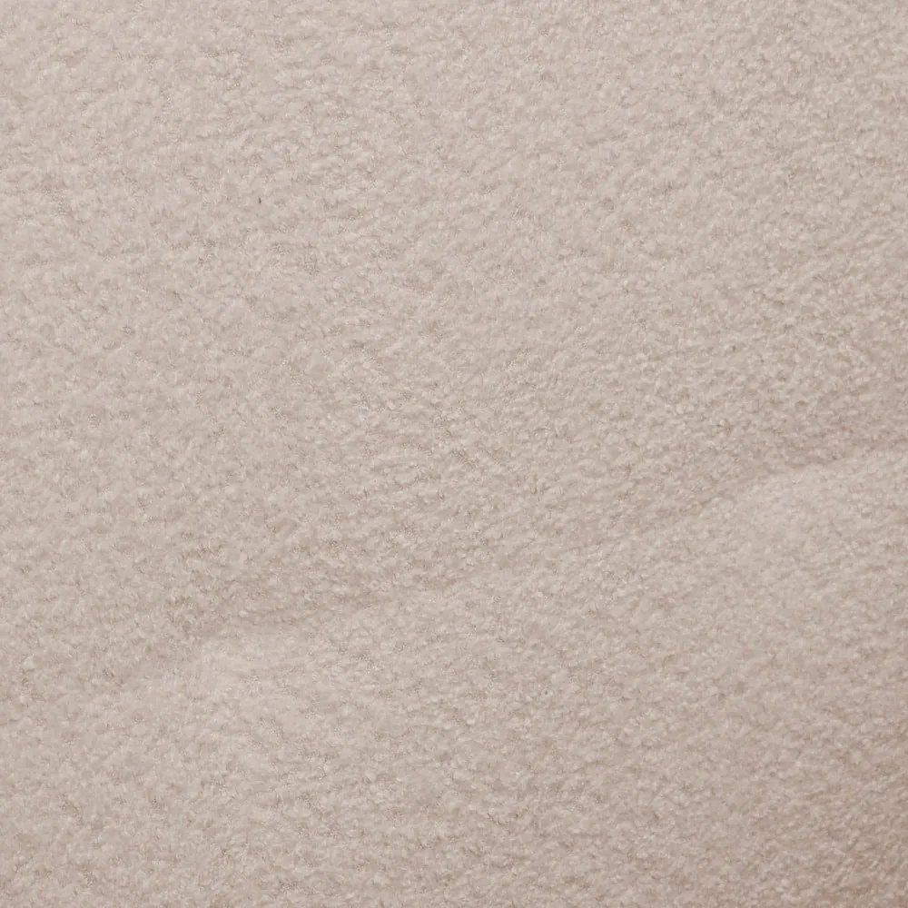 Бежова табуретка от плат bouclé Ariella - Ropez