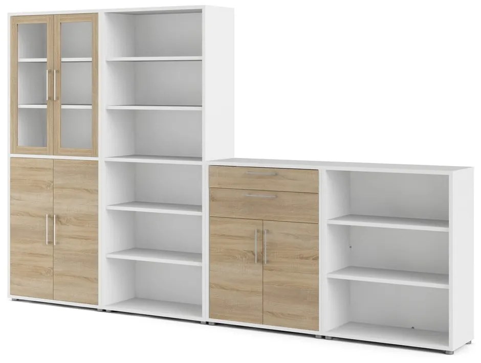 Компонент - врата от дъбов декор в естествен цвят 84x105 cm Prima – Tvilum