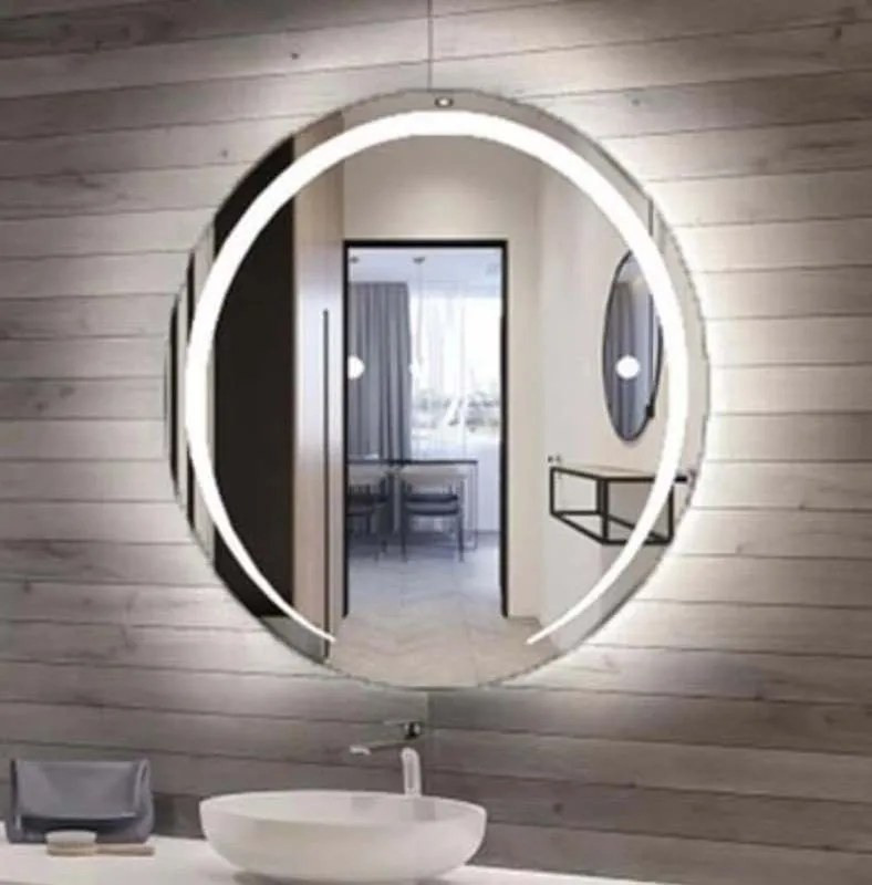 Огледало за баня LED осветление LM Astral Verge 600×600мм