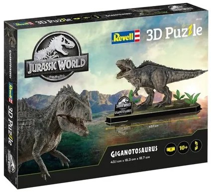 Пъзел, Revell, Джурасик свят Гиганотозавър 3D, 60 части