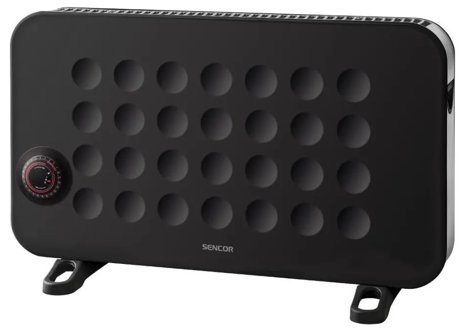 Sencor - Електрически конвекторен нагревател 750/1250/2000W/230V термостат IP24 черен