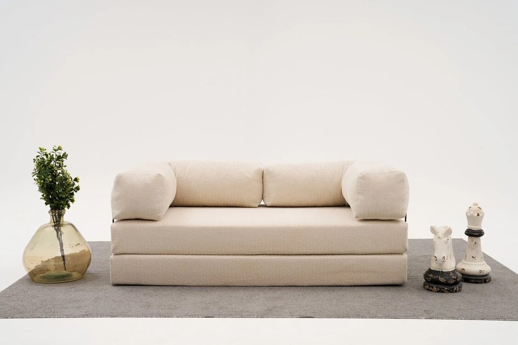 Троен диван Comfort, цвят Кремав