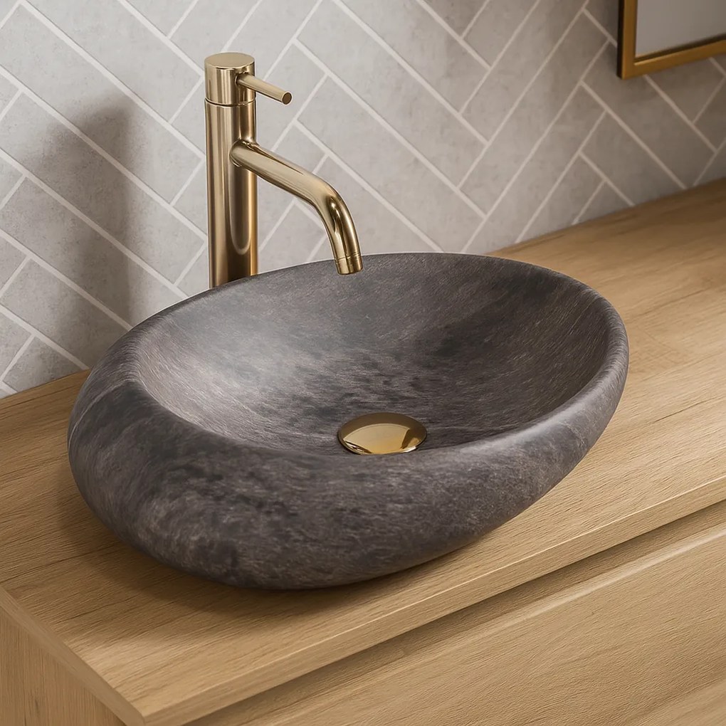 Умивалник за плот Rea Roxy A Stone D.Grey