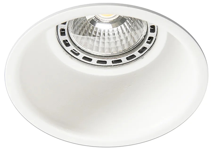 Комплект от 6 модерни вградени прожектори бели - Dept