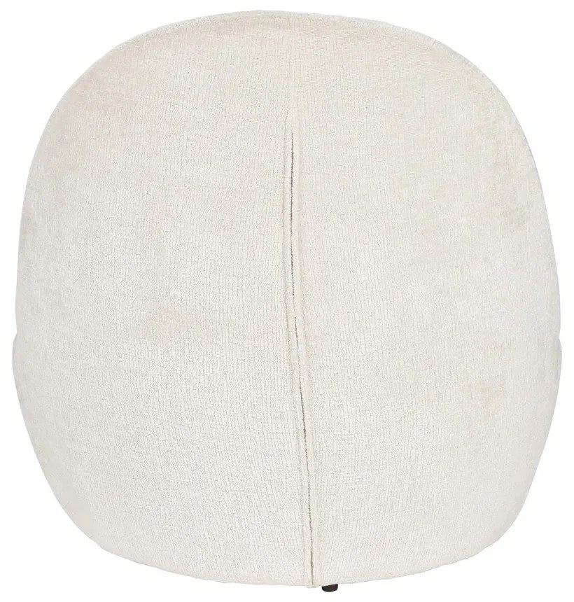 Кремаво кресло Nash – White Label