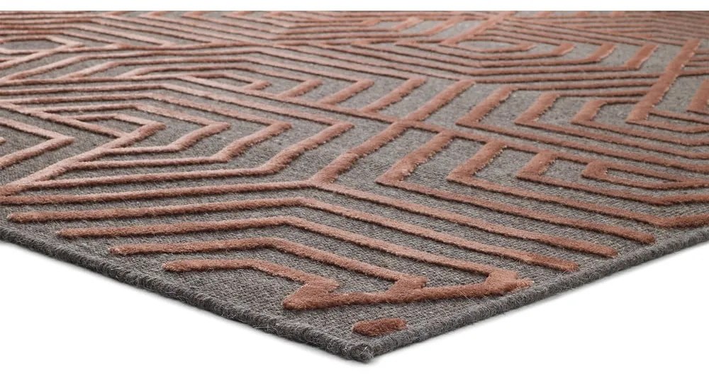 Червен килим Lana, 67 x 105 cm - Universal