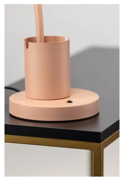 Светлосиньо-розова настолна лампа с метален абажур (височина 50 см) Mouse - GTV