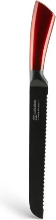 Комплект 5 бр ножове Edenberg EB-936, Карбонова стомана, Поставка, Червен