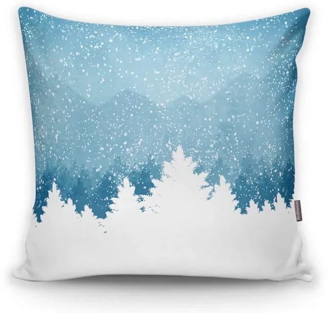 Комплект от 4 коледни калъфки за възглавници и покривка за маса Winter Wonderland - Minimalist Cushion Covers