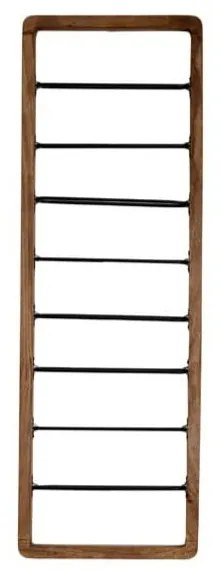 Кафяв стенен стелаж за 8 бутилки вино Sorrento - Light & Living