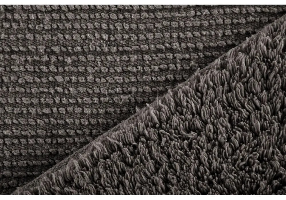 Сива памучна постелка за баня Luca, 60 x 100 cm - Tiseco Home Studio