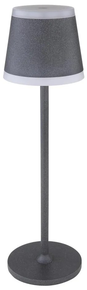 Globo 58433G - LED регулируема настолна лампа RIDLEY LED/4,6W/3,7V 3000K сива