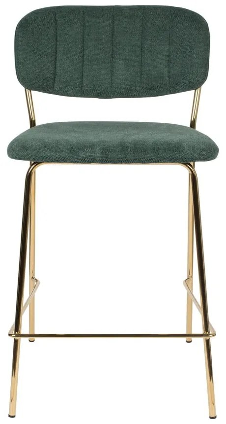 Тъмнозелени бар столове в комплект от 2 броя 89 cm Jolien - White Label