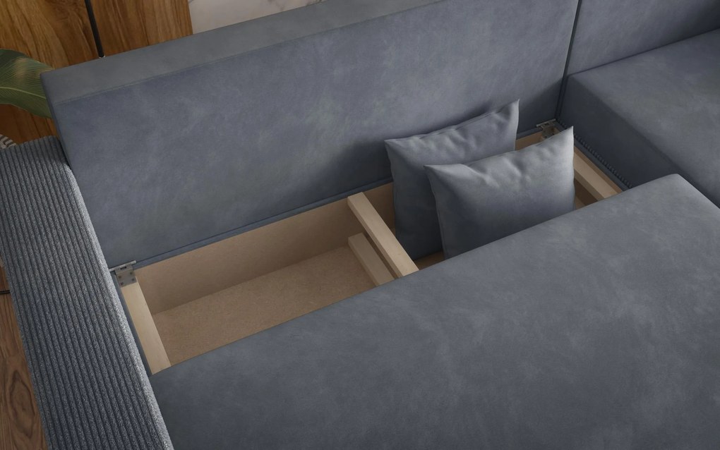 Разтегателен ъглов диван Финикс