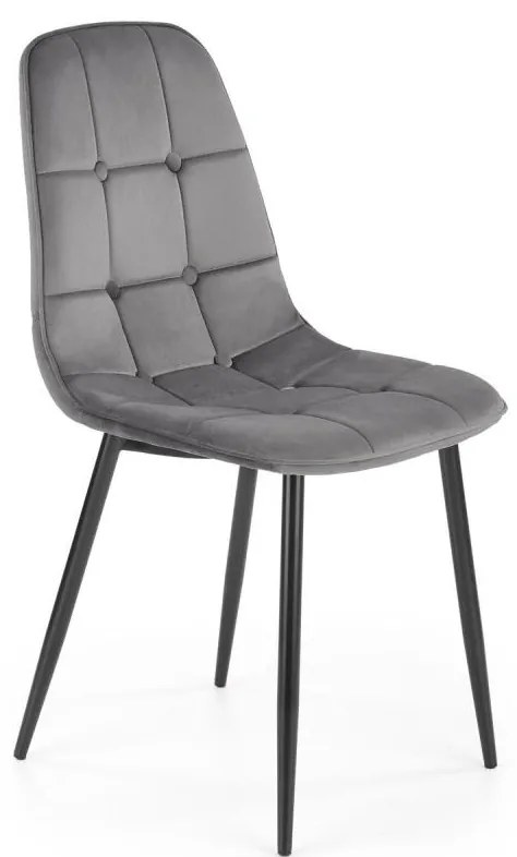 Трапезен стол KINDREL, 1 бр., сив