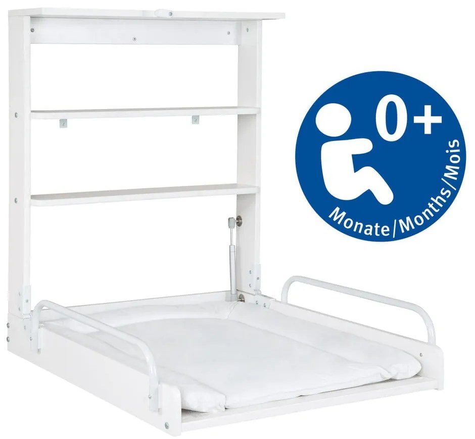 Бяла висяща маса за преповиване Vogeltanz – Roba