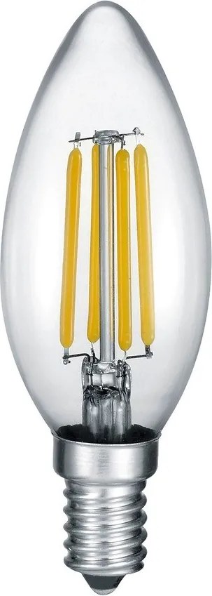 Топла бяла LED/с нажежаема жичка крушка E14, 2 W Kerze – Trio