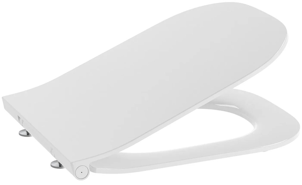 Седалка и капак, Roca, A801472003, SLIM за тоалетна чиния, със забавено падане
