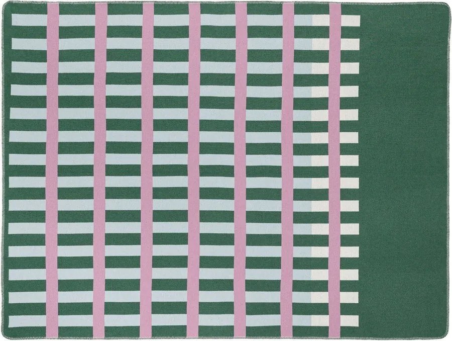Зелено/розово одеяло 160x200 cm Onu – noo.ma