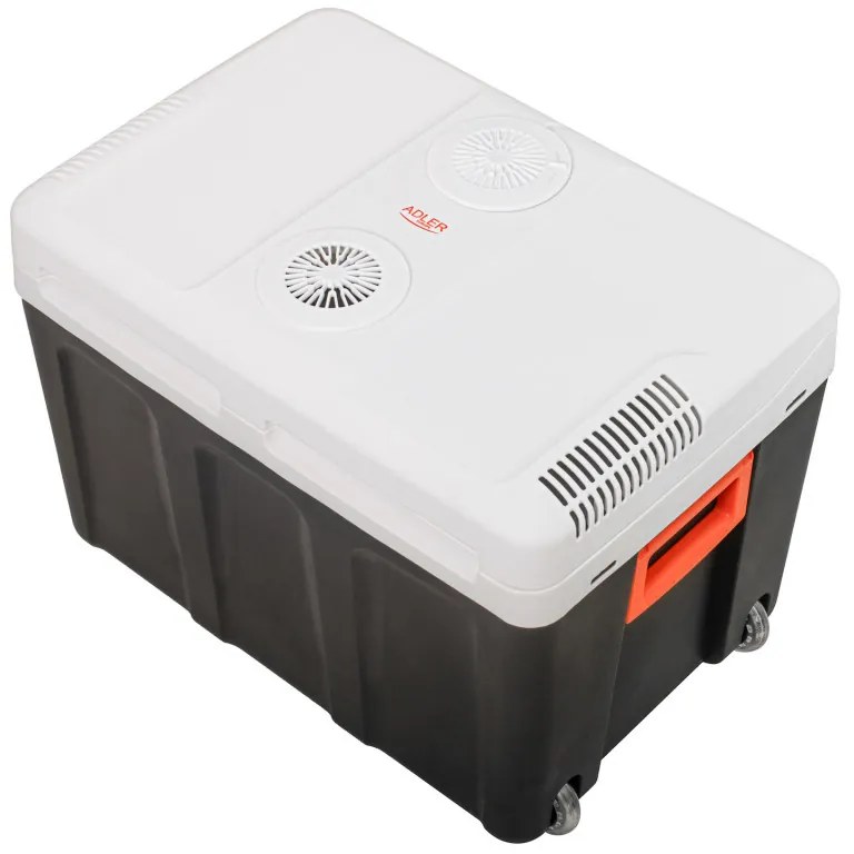Хладилна кутия Adler AD 8090, 40 л, 58 W, 12/220/240V, Климатичен клас N, Специална изолация C5H10, Сив