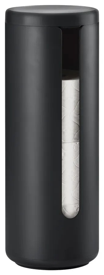 Черна метална поставка за тоалетна хартия Ume – Zone