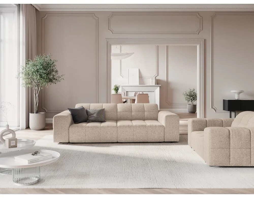 Бежов диван 204 cm Chicago - Cosmopolitan Design