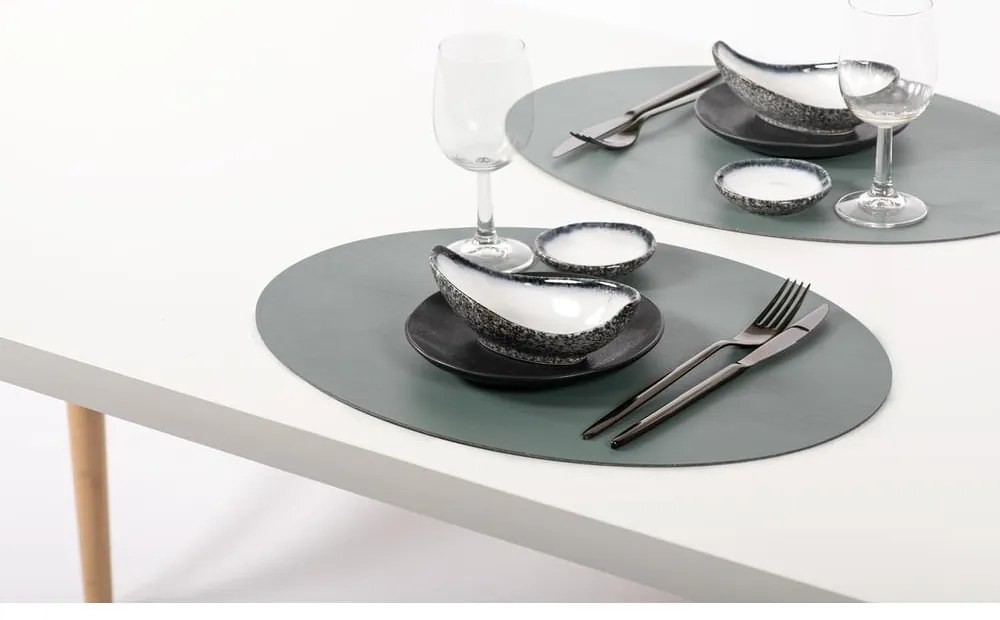 Синя подложка от рециклирана кожа , 33 x 45 cm Titan - ZicZac