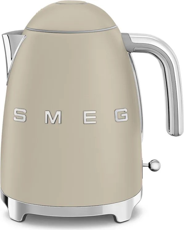 Електрическа кана SMEG KLF03MLMEU, 2400 W, 1.7 л, 360° основа, Матово покритие, Лунна светлина