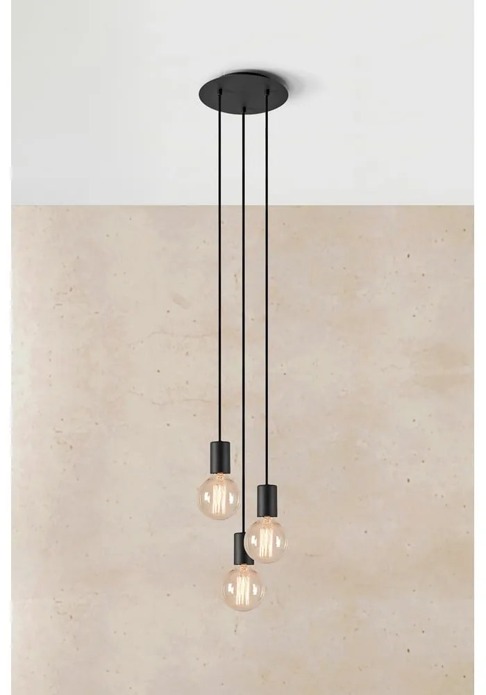 Черно висящо осветително тяло Cielo - Markslöjd