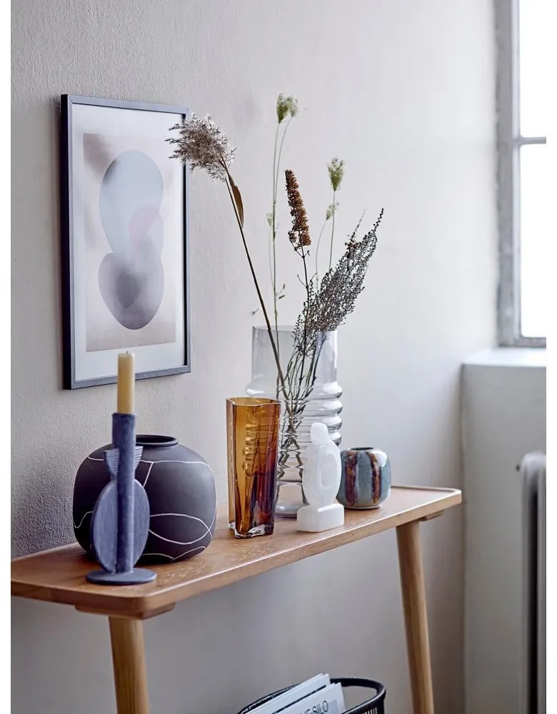 Черна теракотена ваза, височина 16,5 cm Niza - Bloomingville