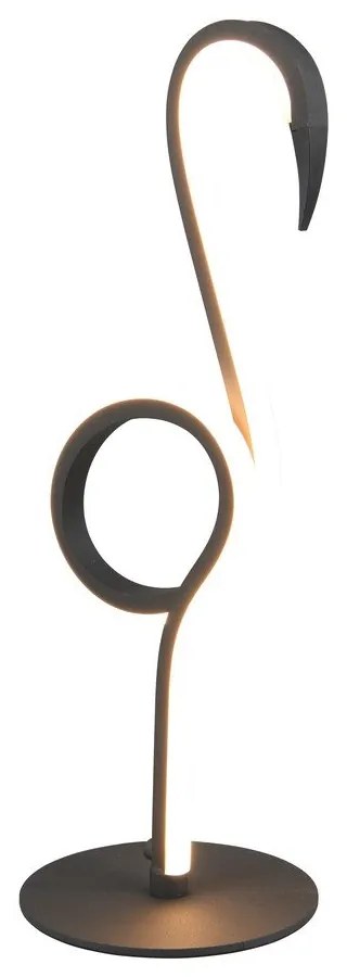 Черна LED настолна лампа (височина 35 cm) Ingo – Trio