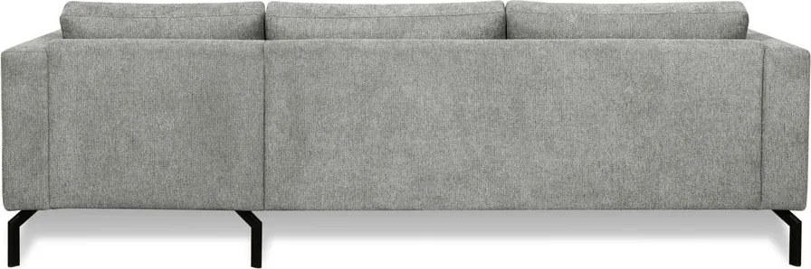 Светлосив ъглов диван (десен ъгъл) Gomero – Scandic