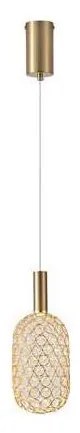 LED Пендел LED/6,3W/230V 3000K златист Ø 20 см