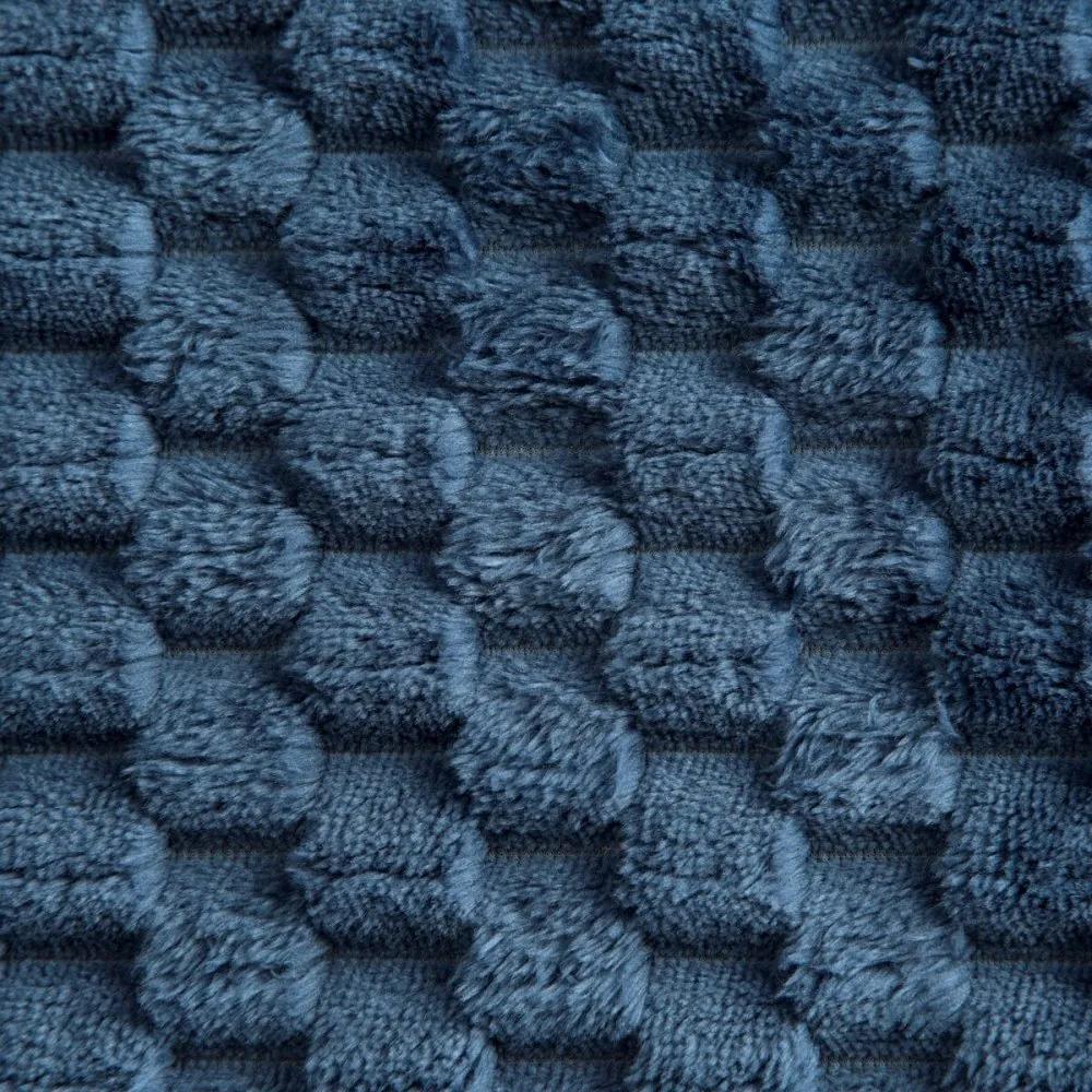 Дебело одеяло в синьо с модерен модел Ширина: 150 см | Дължина: 200 см