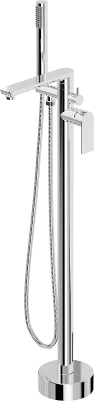 Mexen Leda свободностоящ смесител за вана, хром - 75633-00