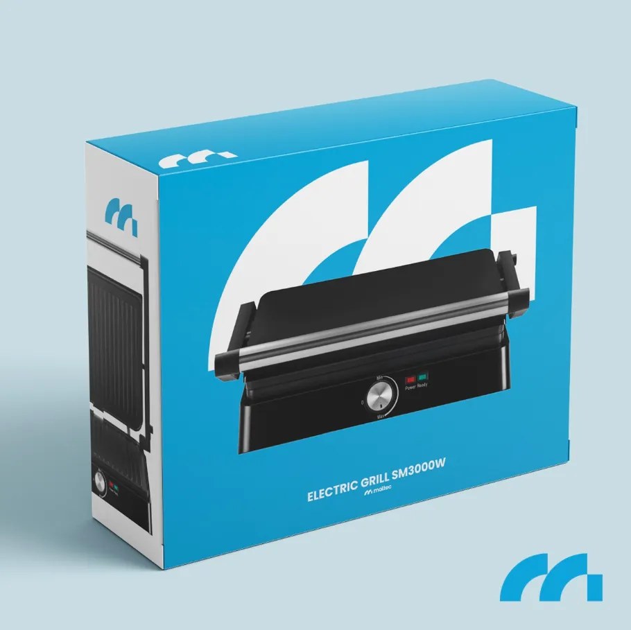 Електрическа скара и машина за сандвичи MALTEC SM3000W 2200W
