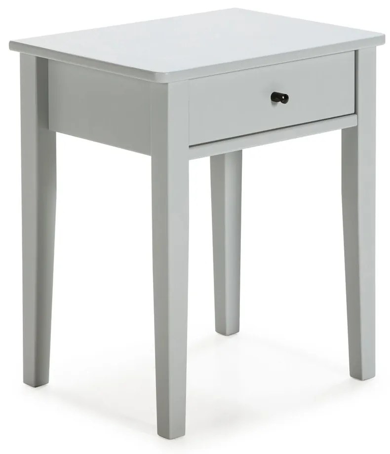 Светлосиво нощно шкафче от борова дървесина Bart - Marckeric