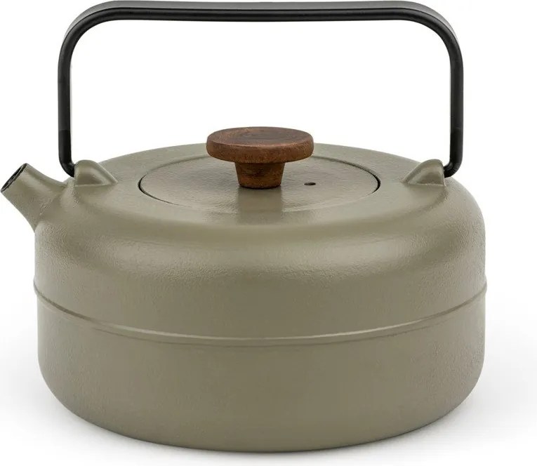Чугунен чайник с цедка в цвят каки 750 ml Henan – Bredemeijer