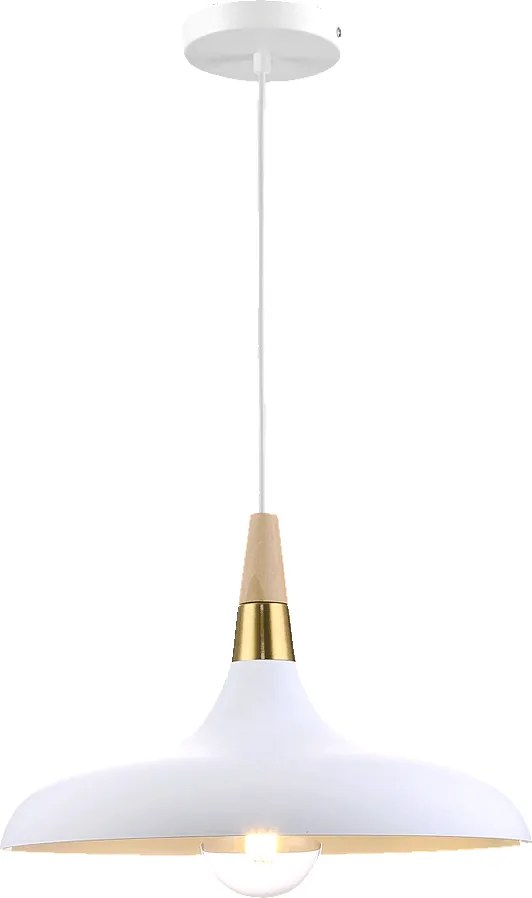 Пендел TRIER, бял, 1xE27