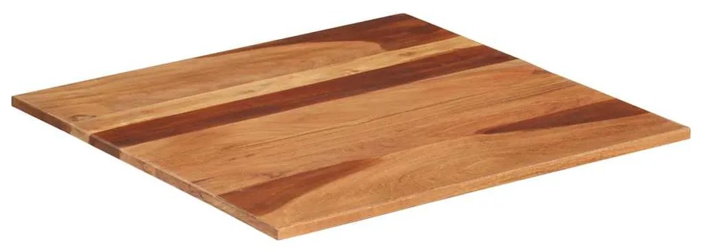 285977 vidaXL Плот за маса, акациево дърво масив, 15-16 мм, 60x60 cм