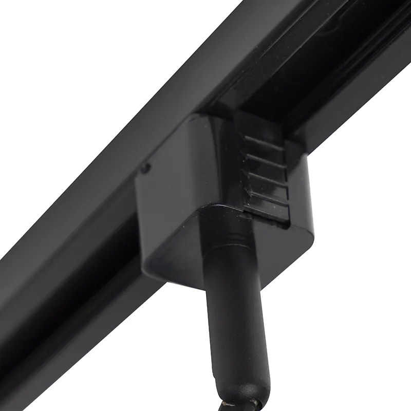 Модерна 1-фазна релсова система с 3 прожектора Черна - Jeany