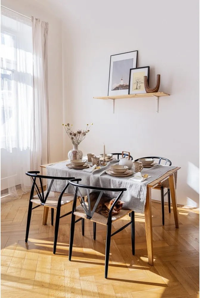 Комплект за вечеря от бежов каменна керамика 16 бр. Glosia - Bonami Selection