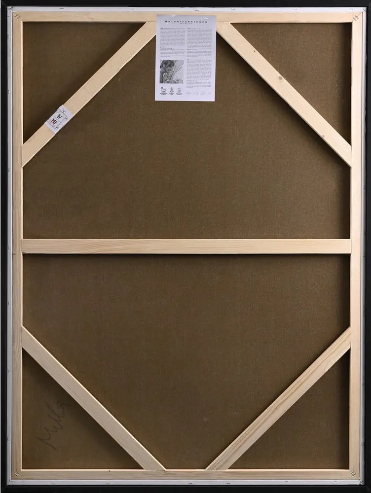 Ръчно рисувана картина с включена рамка/върху платно 91x121 cm Astra – Malerifabrikken