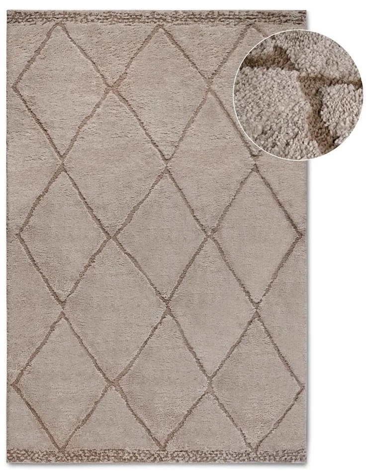 Бежов килим 80x120 cm Perrotin Beige – Elle Decoration