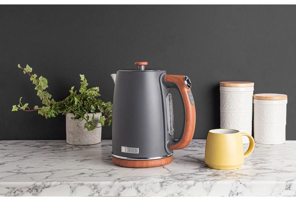 Тъмносива електрическа кана 1,7 l Dorchester – Haden