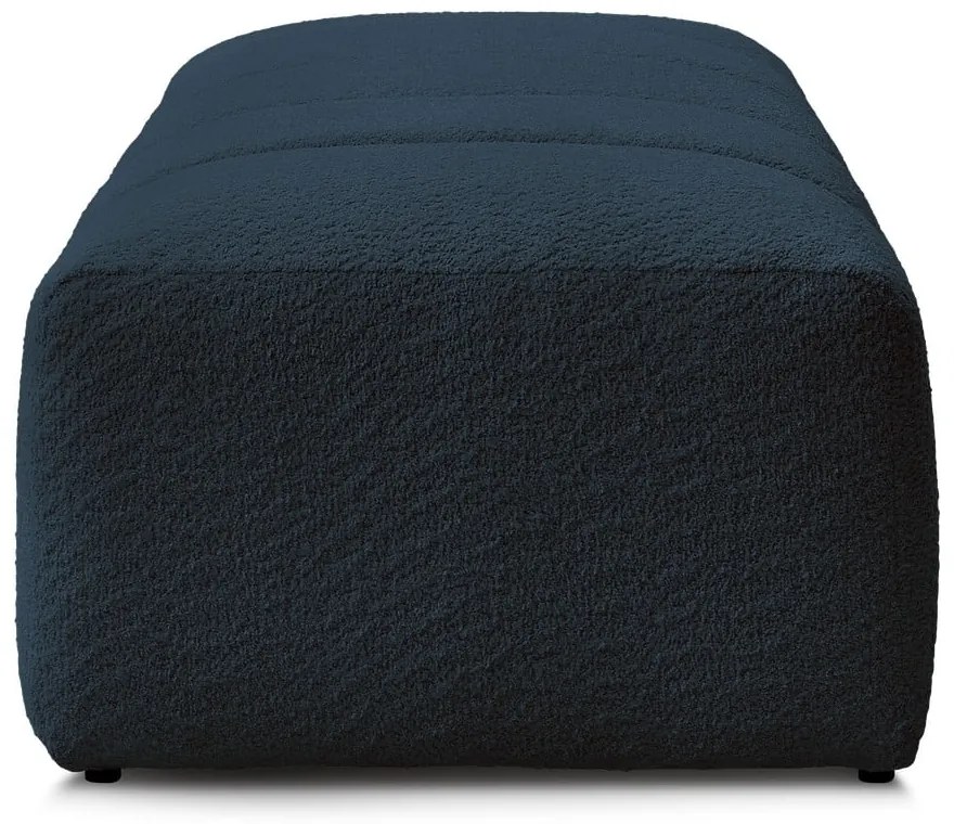 Тъмносиня табуретка от прежда с примки от букле Annecy – Bobochic Paris