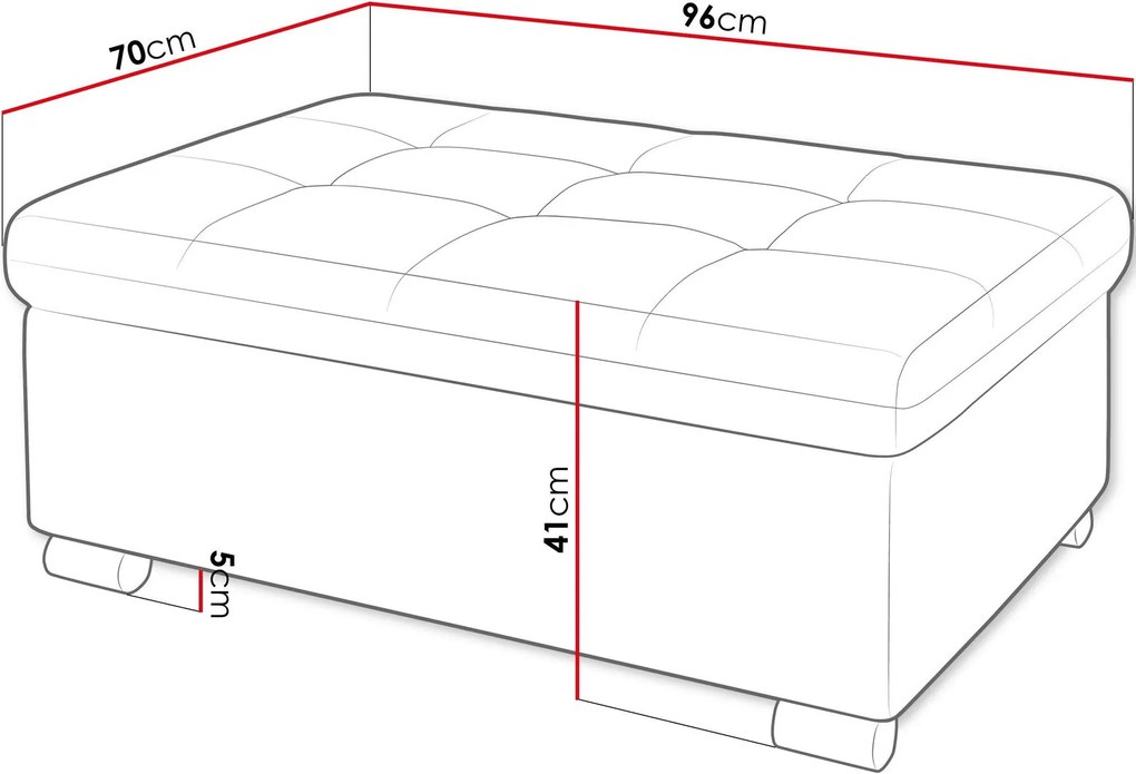 Пуф Niko plus-Тийл