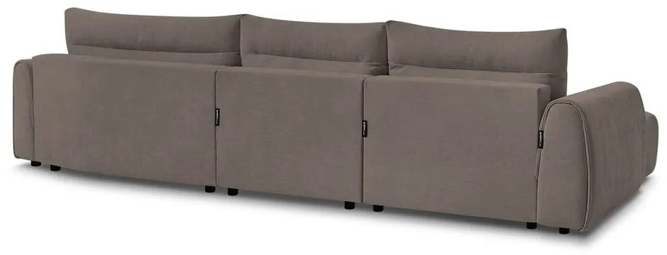 Кафяв ъглов диван Aden – Bobochic Paris